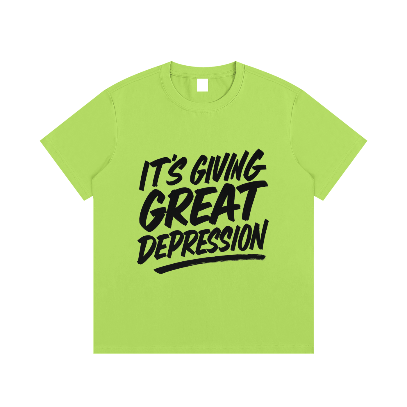 It's Giving Great Depression Cotton T-Shirt