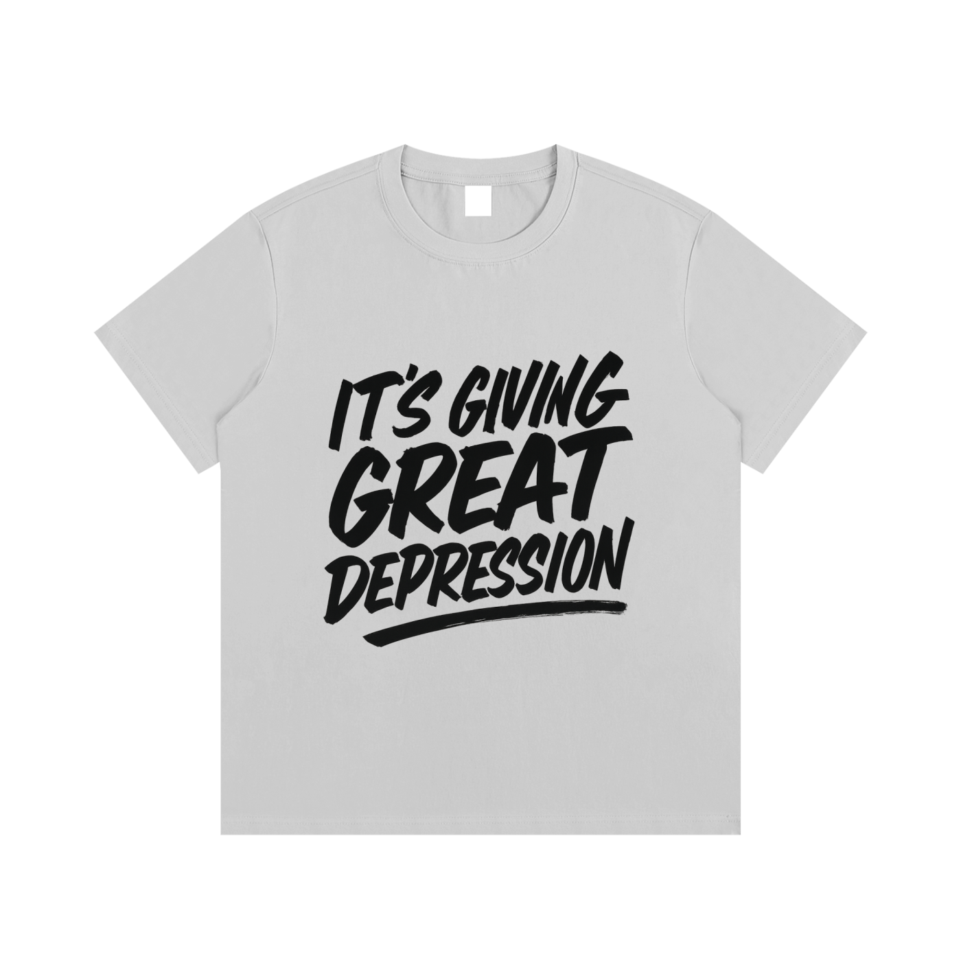 It's Giving Great Depression Cotton T-Shirt