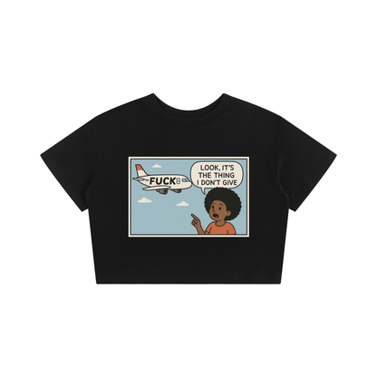 Flying F*ck Cropped Tee