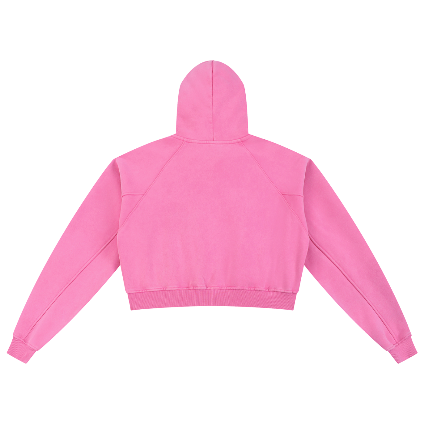 On Wednesdays Snow Washed Cropped Hoodie