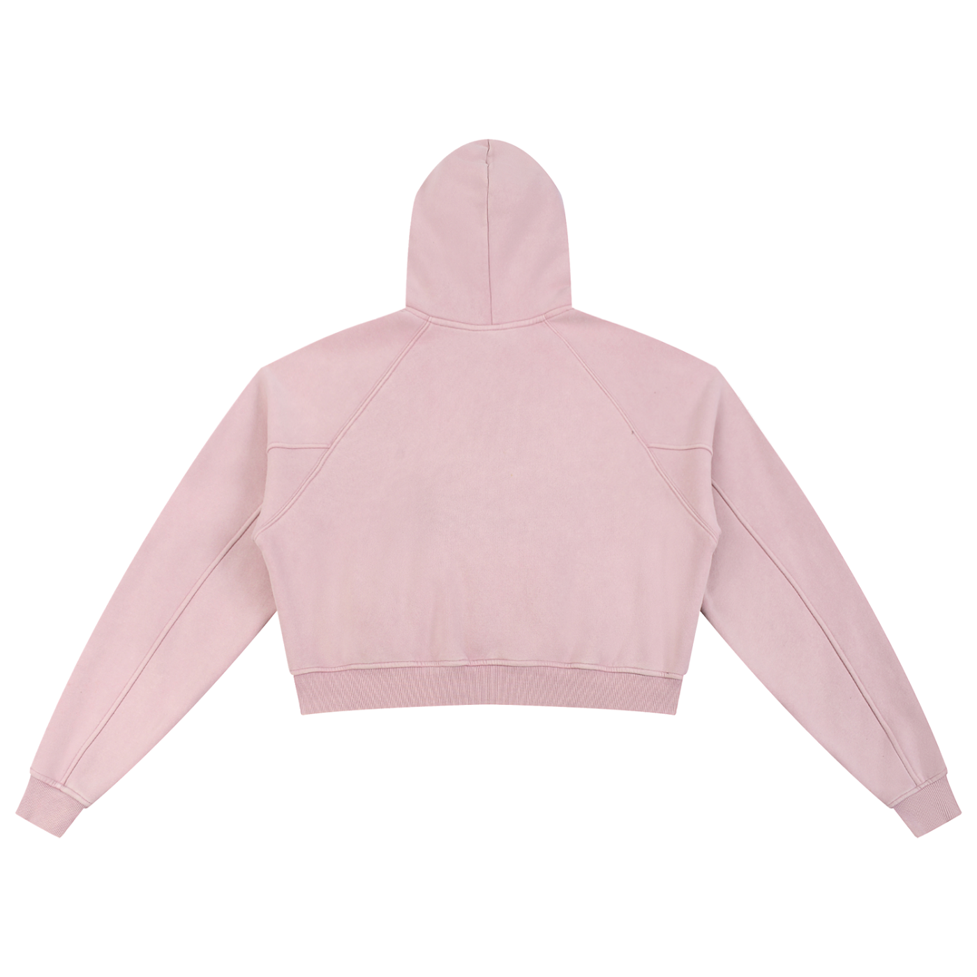 On Wednesdays Snow Washed Cropped Hoodie