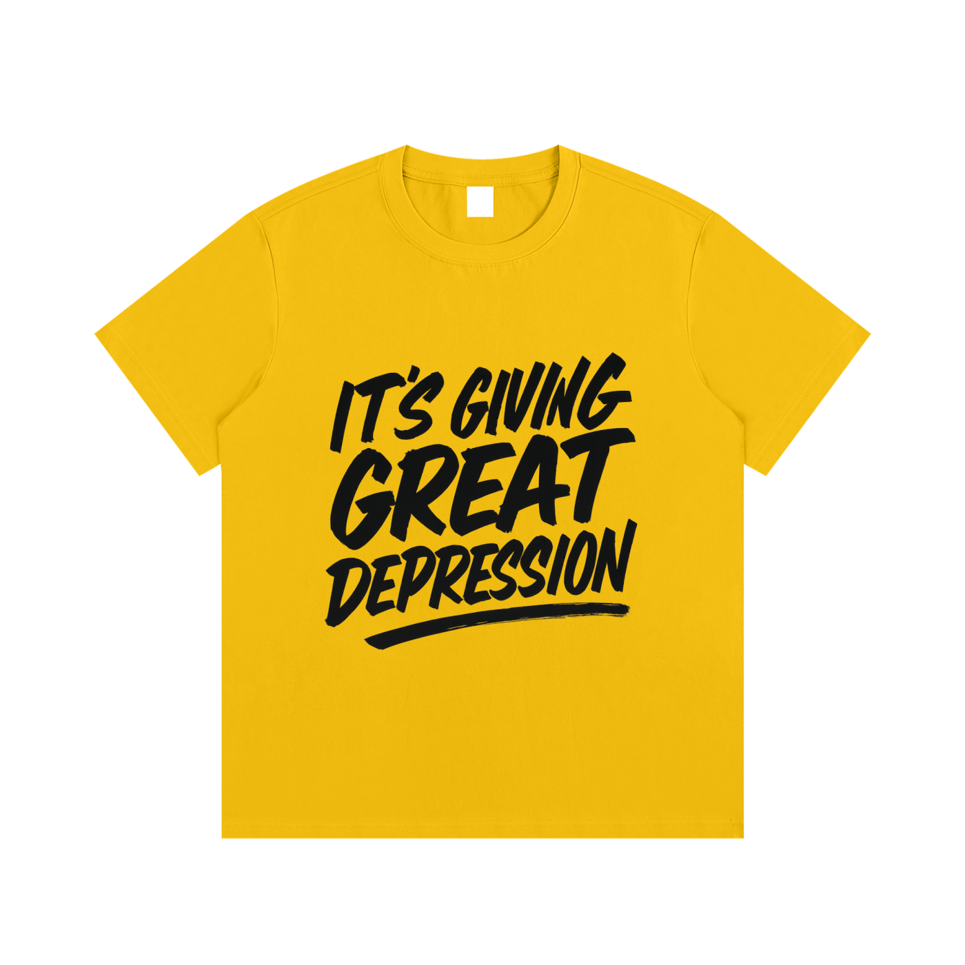 It's Giving Great Depression Cotton T-Shirt
