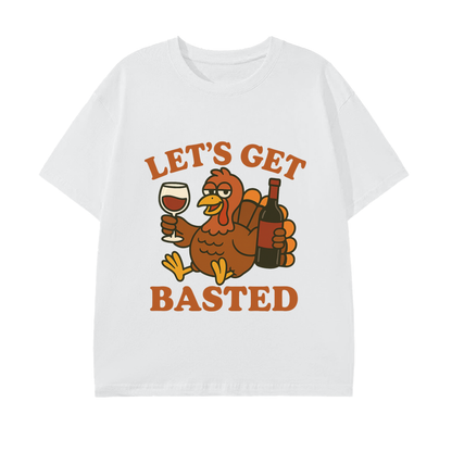 Let's Get Basted Cotton Unisex T-Shirt