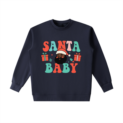 Black Santa Crewneck Sweatshirt