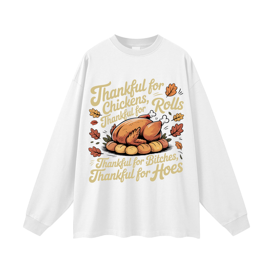 Thanksgiving Oversized Long Sleeve T-Shirt