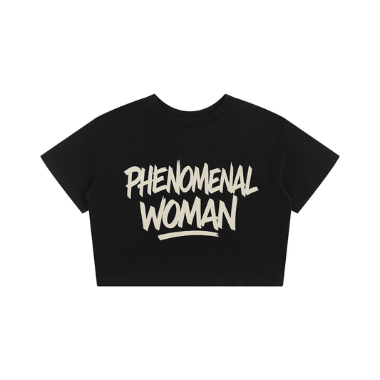 Phenomenal Women Cropped Tee