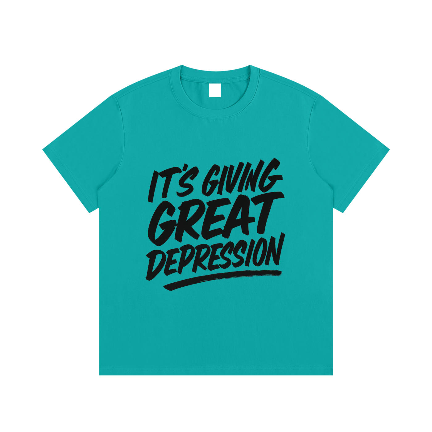 It's Giving Great Depression Cotton T-Shirt