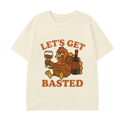 Let's Get Basted Cotton Unisex T-Shirt
