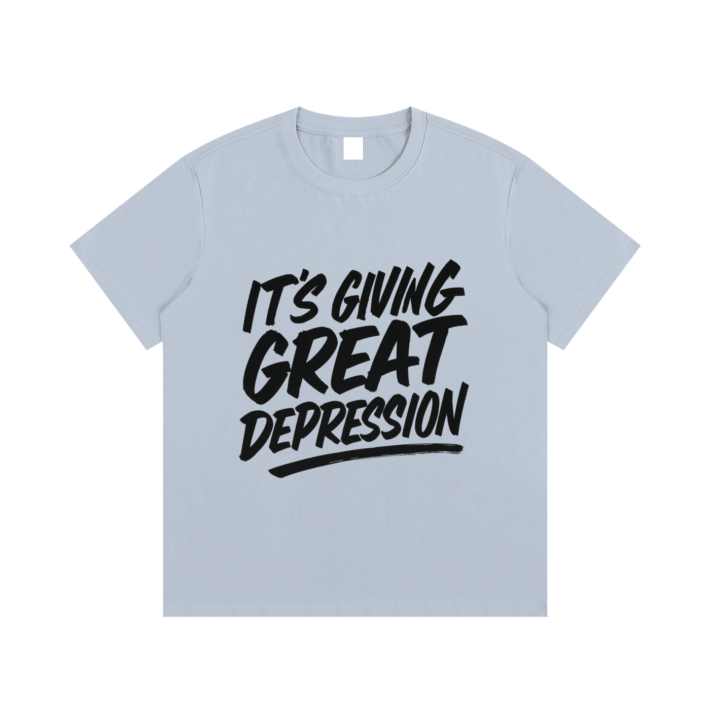 It's Giving Great Depression Cotton T-Shirt