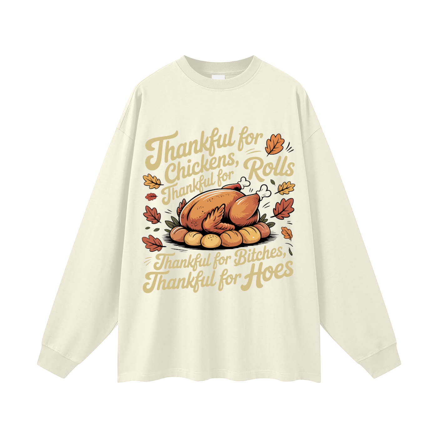Thanksgiving Oversized Long Sleeve T-Shirt