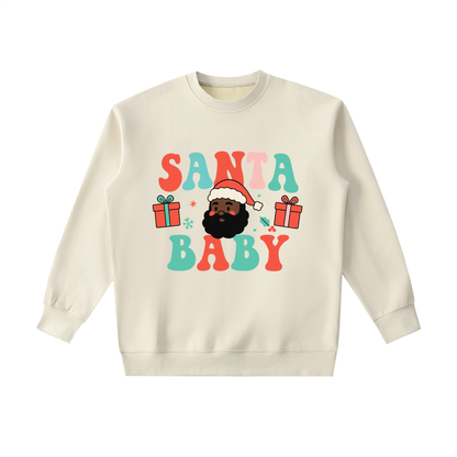 Black Santa Crewneck Sweatshirt